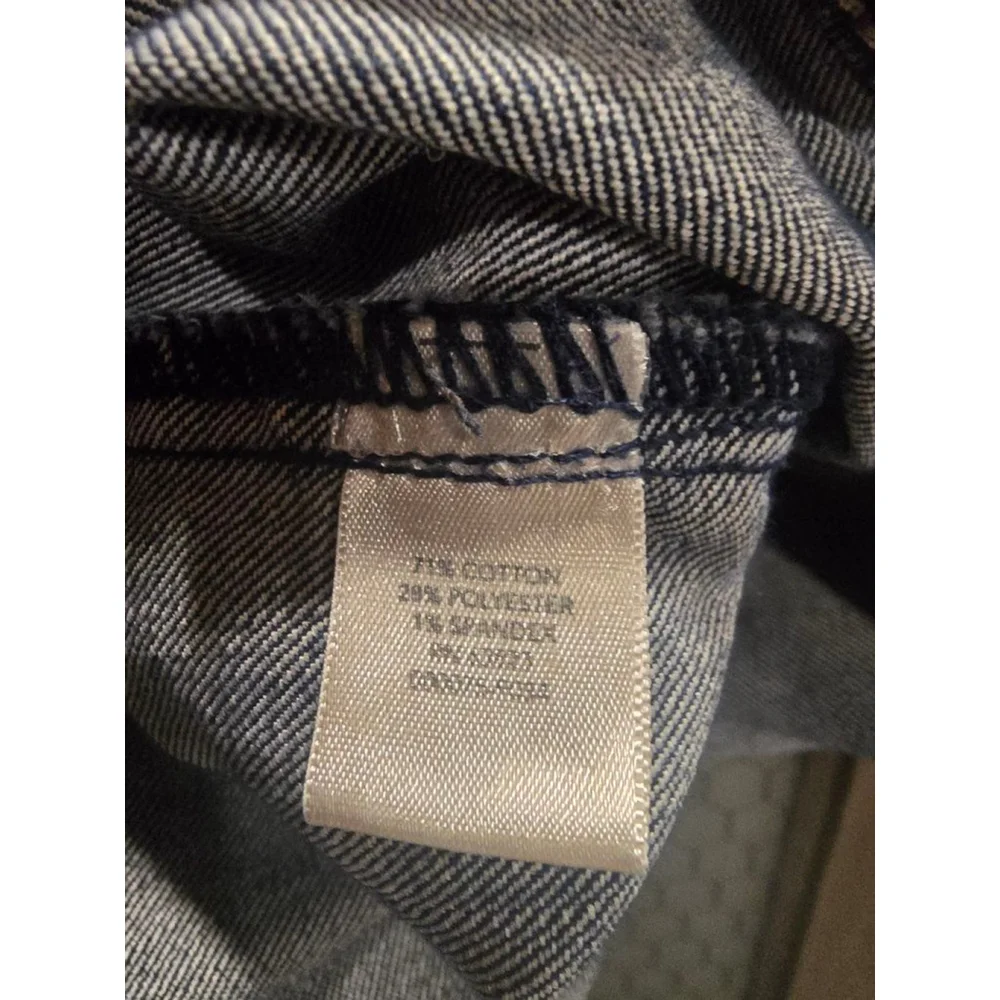 Women's CJ Banks Blue Denim Vest Plus Size 1X - Picture 5 of 6